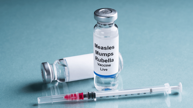 The MMR vaccine used to prevent measles outbreaks