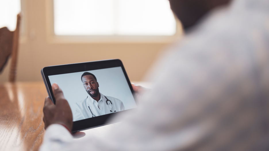 CityMD doctor meeting with a patient using virtual urgent care services